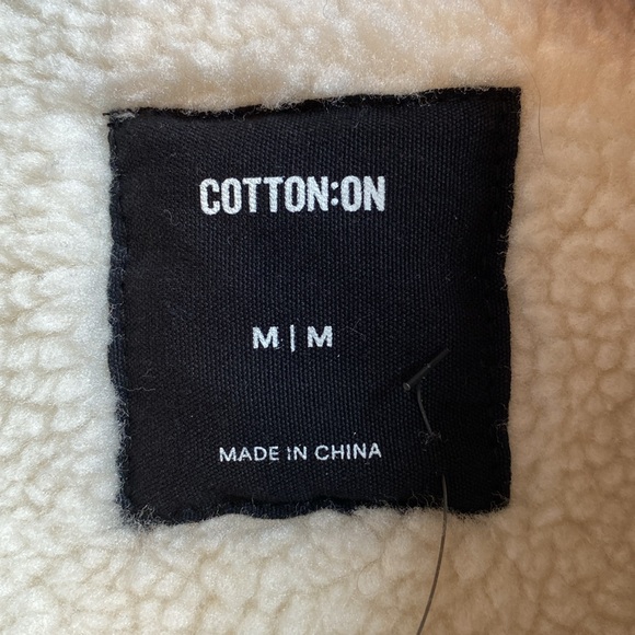 NWT Cotton On Oversized Corduroy Sherpa Jacket size Medium - Picture 5 of 6